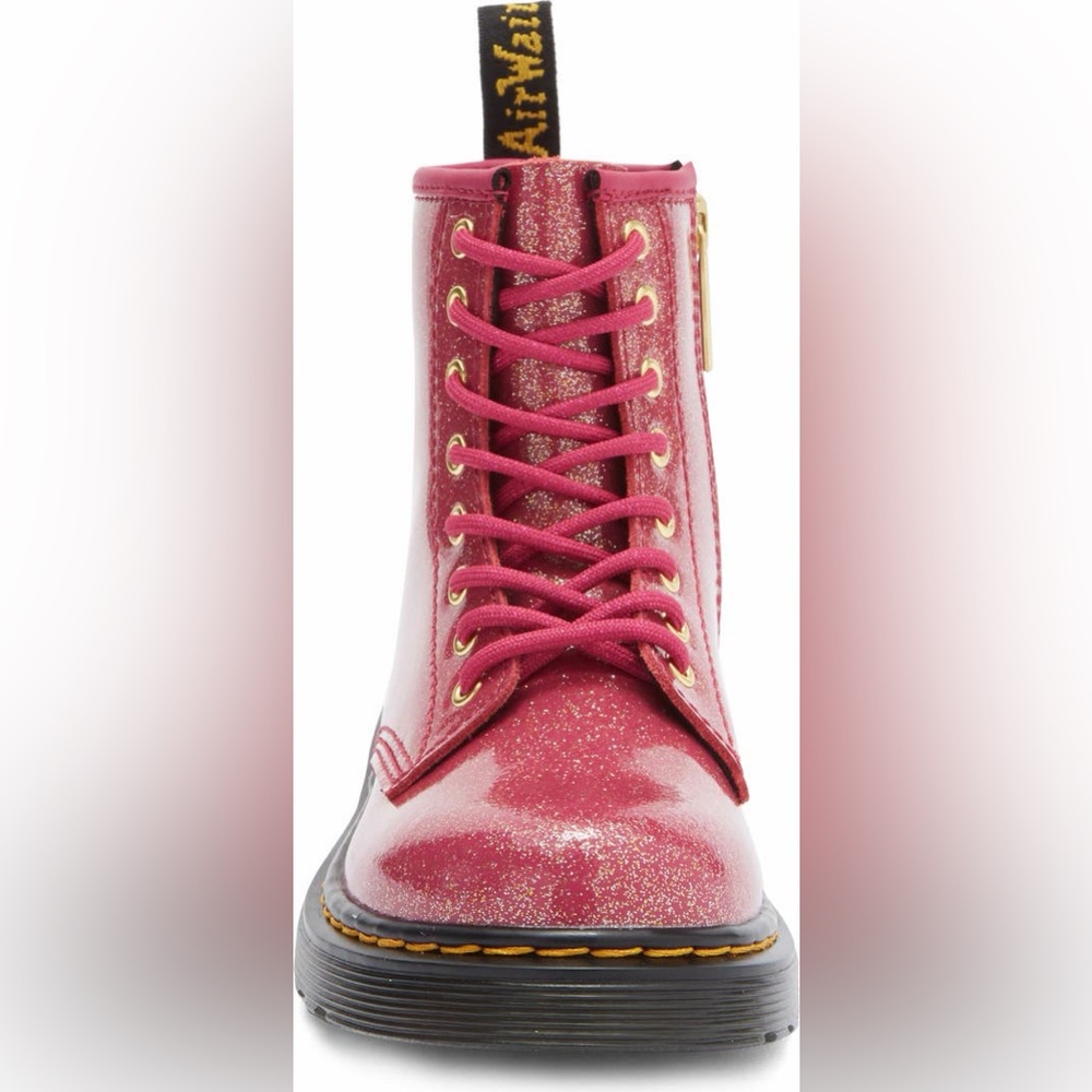 Dr. Martens Kids Sparkly Pink Boots - Picture 4 of 7